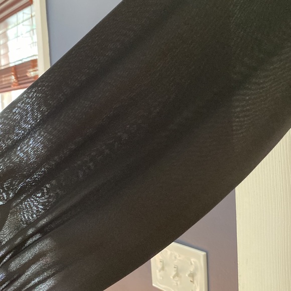 NWOT Gingham Spliced Contrast Collar Ruffle Hem Dress - Picture 4 of 5